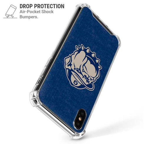 Georgetown University Jack the Bulldog Mascot iPhone XS Max Clear Case